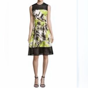 Carmen Marc Valvo Flare Dress - Size 12